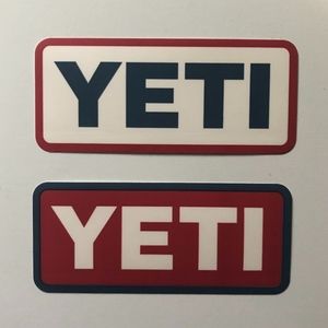 2 YETI STICKERS